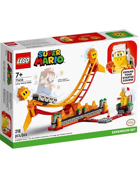 Lego Super Mario Lava Wave Ride Expansion Set - 71416