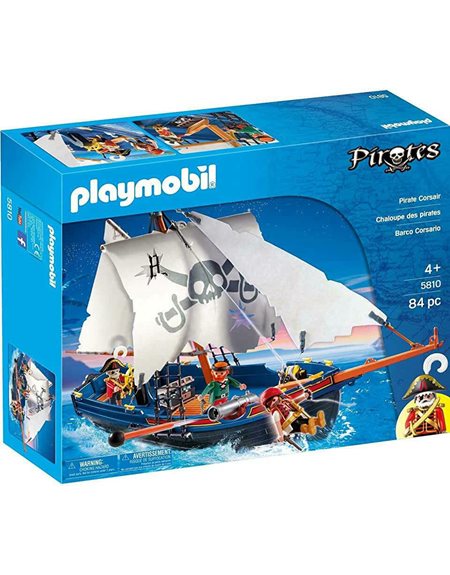 Playmobil Pirates Κουρσαρικη Σκουνα - 5810