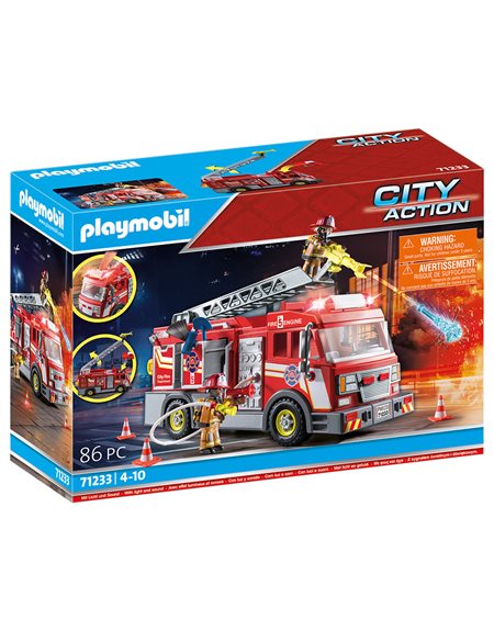 Playmobil City Action Oχημα Πυροσβεστικης - 71233