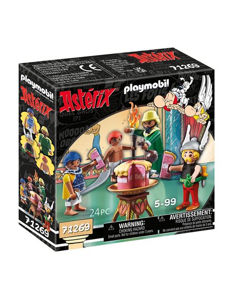 Playmobil Asterix: Η Δηλητηριασμενη Τουρτα Του Πυραμιδονις - 71269