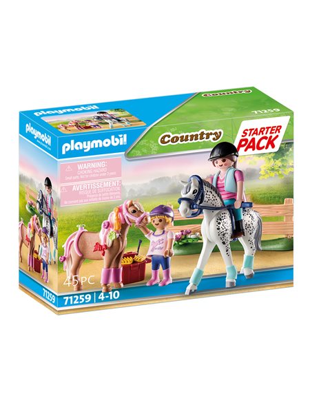Playmobil Starter Pack Φροντιζοντας Τα Αλογα - 71259