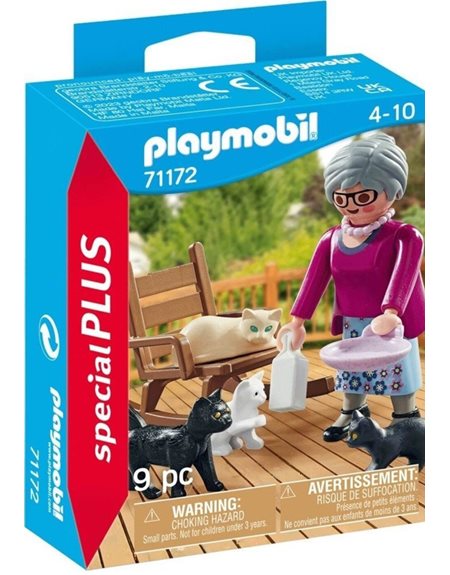 Playmobil Special Plus Γιαγια με Γατακια - 71172