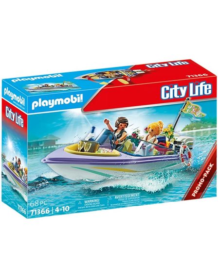 Playmobil City Life Ταξιδι Του Μελιτος Με Σκαφος - 71366
