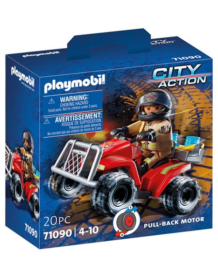 Playmobil Πυροσβεστης Με Γουρουνα 4x4 - 71090