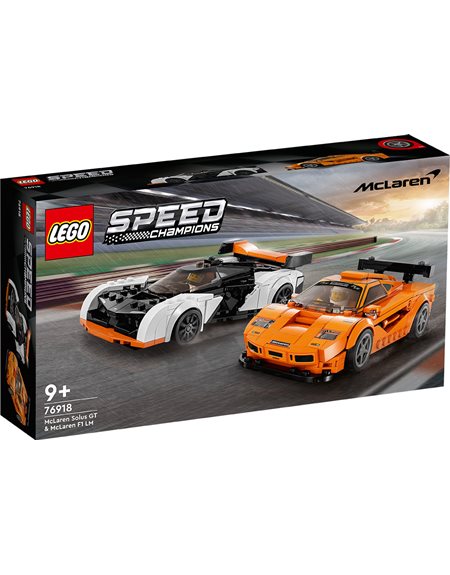 Lego Speed Champion Mclaren Solus Gt and Mclaren F1 Lm - 76918
