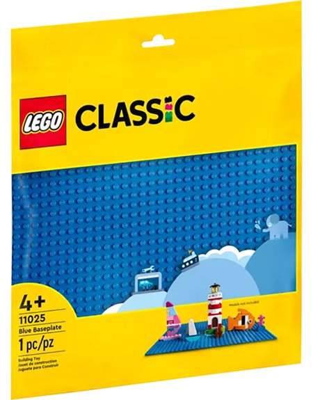 Lego Classic Blue Baseplate - 11025