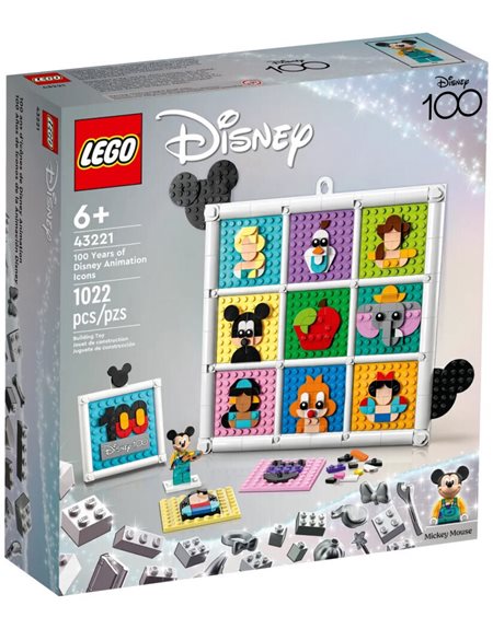 Lego Disney 100 Years Of Disney Animation Icons - 43221