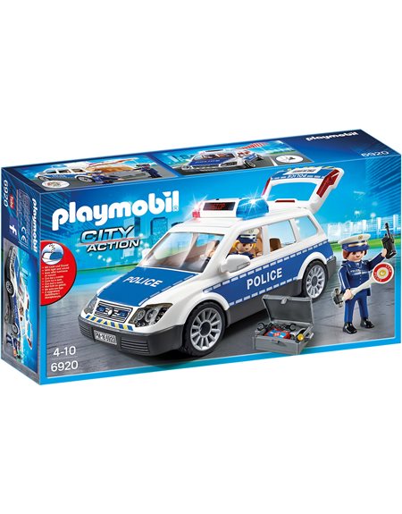 Playmobil City Action Περιπολικό Όχημα Με Φάρο Και Σειρήνα - 6920