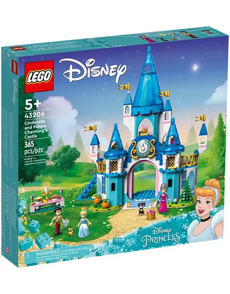 Lego Disney Cinderella & Prince Charming's Castle - 43206