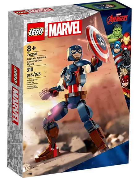 Lego Marvel Captain America Construction Figure - 76258