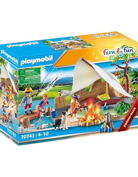Playmobil Family Fun Family Camping Trip - 70743