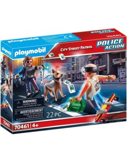 Playmobil Police Action Κλεφτης Και Αστυνομος - 70461