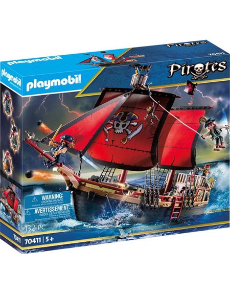 Playmobil Pirates Πειρατική Ναυαρχίδα - 70411