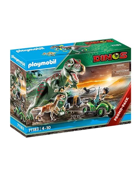 Playmobil Dinos Εξερευνητης Με Γουρουνα Και T-Rex - 71588
