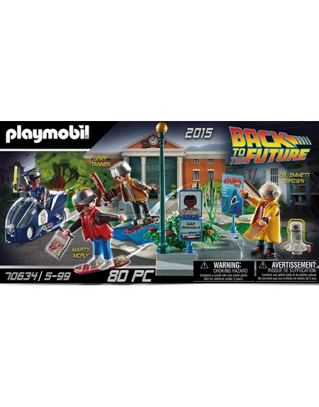 Playmobil Back To The Future II Περιπέτειες Με Τα Ιπτάμενα Πατίνια - 70634