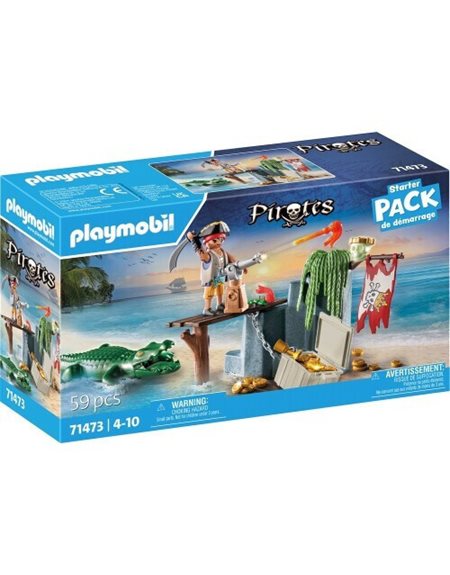 Playmobil Starter Pack Πειρατής Με Αλιγάτορα - 71473