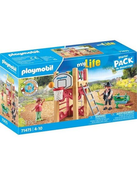 Playmobil Starter Pack Εργασίες Επισκευής Παιδικής Χαράς - 71475