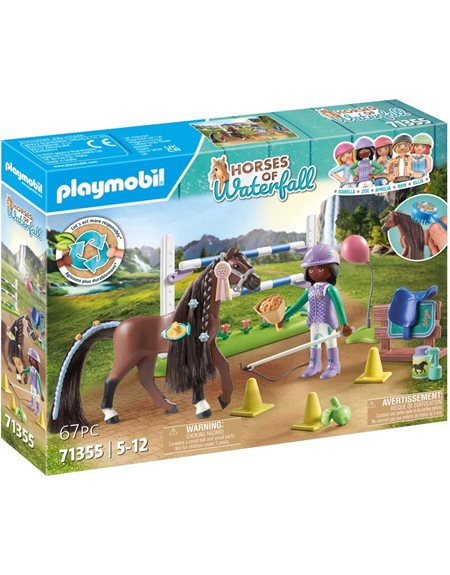 Playmobil Εκπαίδευση αλόγου με την Zoe και τον Blaze - 71355