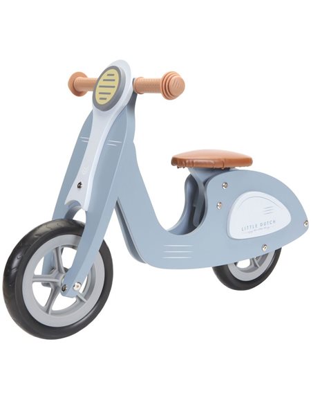 Ξυλινο Ποδηλατο Ισορροπιας Scooter Little Dutch Blue - LD7004