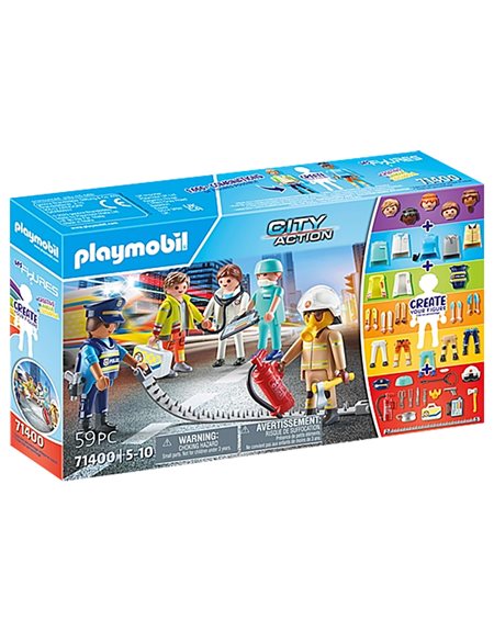 Playmobil City Action My Figures Ομάδα Διάσωσης - 71400
