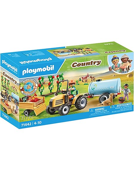Playmobil Country Τρακτέρ Με Βυτιοφόρο - 71442