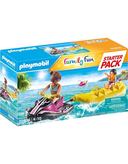 Playmobil Family Fun Starter Pack Aqua Scooter & Φουσκωτή Μπανάνα - 70906