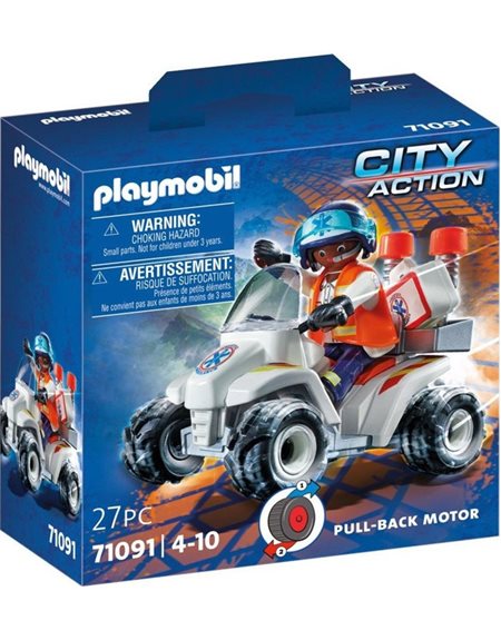 Playmobil City Action Διασωστρια Με Γουρουνα 4x4 - 71091
