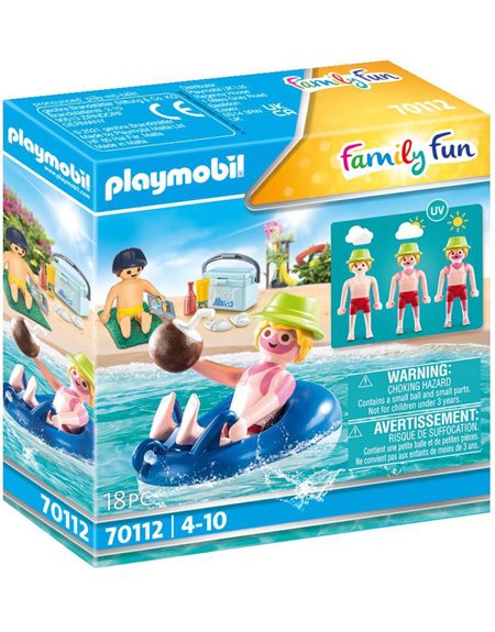 Playmobil Family Fun Παραθεριστής Με Φουσκωτή Κουλούρα - 70112