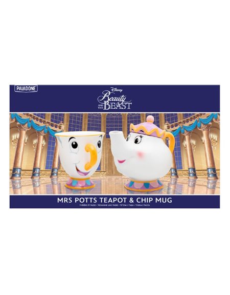 Paladone Κεραμικό Σετ Beauty & The Beast Mrs Potts Teapot & Chip's Mug - PP10815DP