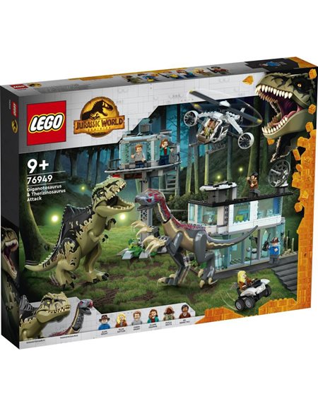 Lego Jurassic World Giganotosaurus & Therizinosaurus Attack - 76949