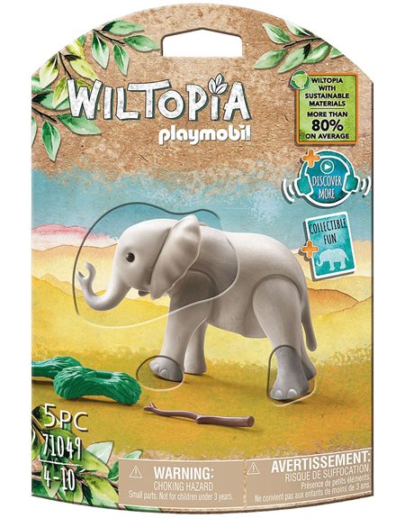 Playmobil Wiltopia Μωρο Αφρικανικος Ελεφαντας - 71049