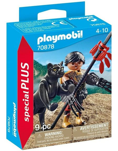 Playmobil Special Plus Πολεμιστης με Μαυρο Πανθηρα - 70878