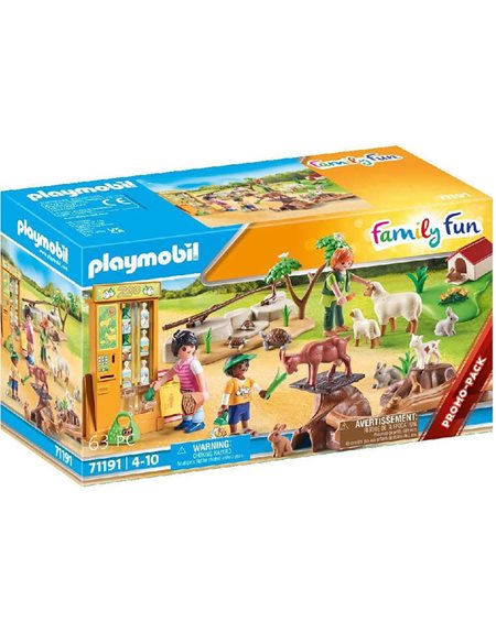 Playmobil Family Fun Ζωολογικος Κηπος Με Ημερα Ζωακια - 71191