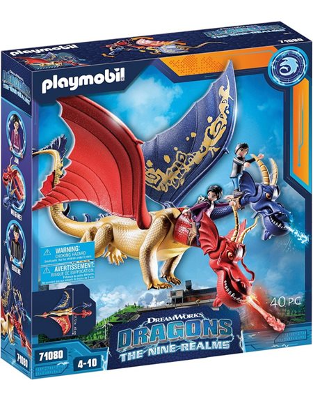 Playmobil Dragons The Nine Realms Οι Wu & Wei Με Την Jun - 71080