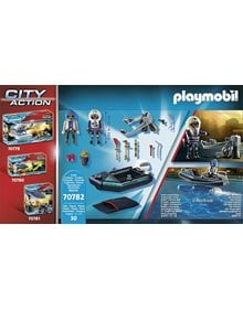 Playmobil City Action Σύλληψη Ληστή Έργων Τέχνης Από Αστυνομικό Jetpack - 70782 Playmobil Playmobil