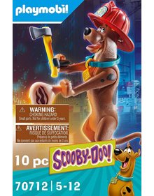 Playmobil Scooby-Doo Συλλεκτική Φιγούρα Scooby "Πυροσβέστης" - 70712 Playmobil Playmobil