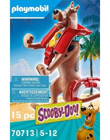 Playmobil Scooby-Doo Συλλεκτική Φιγούρα Scooby "Ναυαγοσώστης" - 70713 Playmobil Playmobil