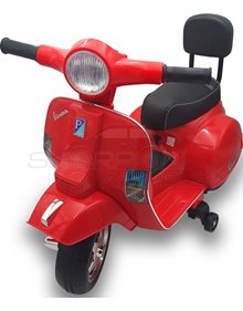 Ηλεκτροκίνητη Μηχανή Piaggio Vespa Original License 6V Κόκκινη | Skorpion Wheels - 5245008 Skorpion Wheels Παιδικές Mηχανές
