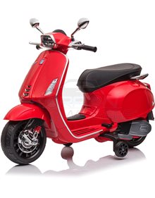 Ηλεκτροκίνητη Μηχανή Piaggio Vespa Sprint Racing 60s Original License 12V - Κόκκινη | Skorpion Wheels - 5245052 Skorpion Wheels Παιδικές Mηχανές