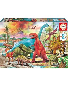 Παζλ Educa Dinosaurs 100pcs - 13179 Educa Παιδικά Puzzle