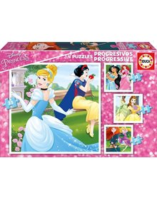 Παζλ Παιχνιδι Princess 4 Puzzles 73pcs - 17166 Educa Παιδικά Puzzle
