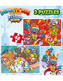 Παζλ 2x48pcs Superthings Kazoom Kids Educa - 19204 Educa Παιδικά Puzzle
