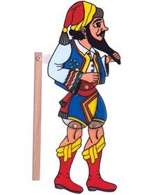 Φιγουρα Θεατρου Σκιων Χατζιαβατης - 102 Καλαντζής Κουκλοθέατρο