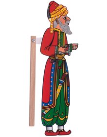 Φιγουρα Θεατρου Σκιων Ο Πασας - 107 Καλαντζής Κουκλοθέατρο