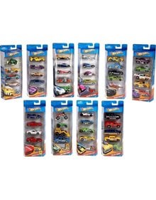 Hot Wheels Σετ 5 Αυτοκινητακια-10 Σχεδια - 1806 Mattel Σετ Οχημάτων