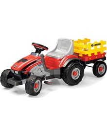 Πεταλοκινητο Τρακτερ Peg Perego Mini Tony Tigre Tc Με Καροτσα - CD0529 Peg Perego Ποδοκίνητα - Πεταλοκίνητα