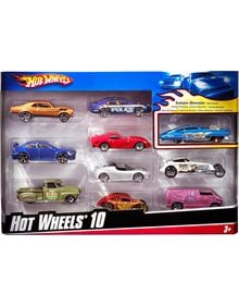 Hot Wheels Αυτοκινητάκια Σετ Των 10 - 54886 Mattel Σετ Οχημάτων