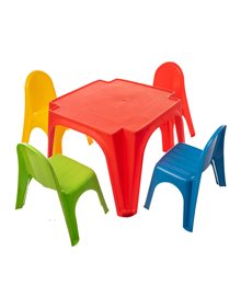 Παιδικό Τραπεζάκι Κήπου Με 4 Καρέκλες - 52-900 Starplast Παιδικά Τραπεζάκια