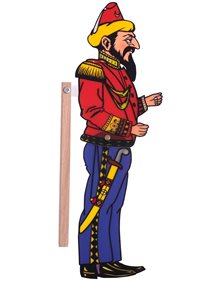 Φιγουρα Θεατρου Σκιων Βεζυρης - 108 Καλαντζής Κουκλοθέατρο