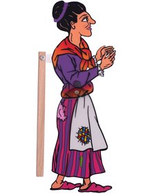 Φιγουρα Θεατρου Σκιων Η Αγλαια - 101 Καλαντζής Κουκλοθέατρο